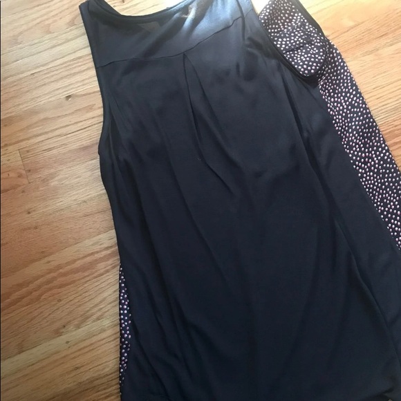 Express Zip Front Dot Blouse - Picture 4 of 4